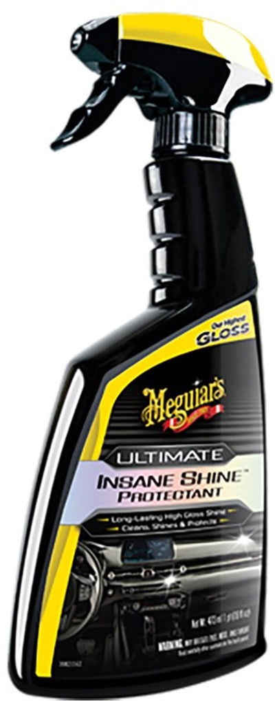 Meguiar's Ultimate Interior Shine Protector - Spray de détail intérieur - Nettoyant intérieur de voiture - Protection - 473 ml
