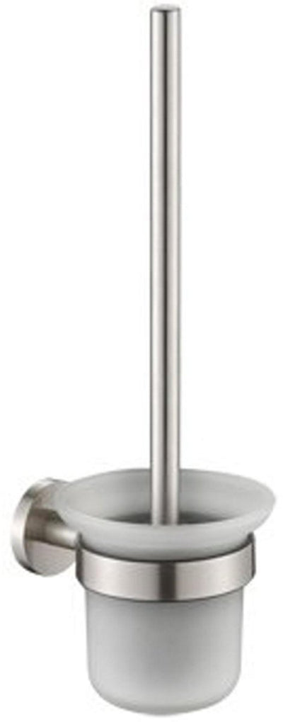 Brosse WC Plieger Vigo - Brosse WC avec support en verre - Support mural - Garantie 10 ans - Chrome brossé