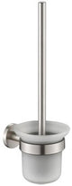 Brosse WC Plieger Vigo - Brosse WC avec support en verre - Support mural - Garantie 10 ans - Chrome brossé