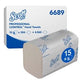 Serviettes Scott Performance Airflex 274 feuilles 1 couche blanc pack 15 pièces