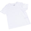 T-shirt blanc avec du cou rond Coton, 3-4 ans