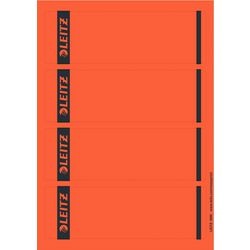 Dossier étiquettes de dos leitz rouge 100 morceaux de papier