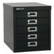 Commode bisley 5 tiroirs a4 noir