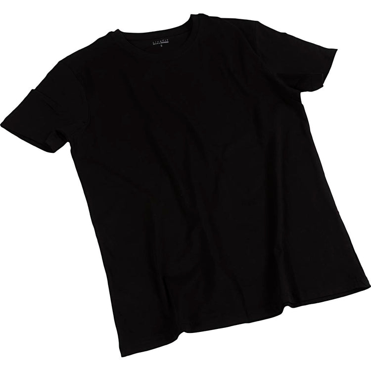 T-shirts Creativ Company, l: 48 cm, taille small, col rond, 145 g, noir, 1 pièce