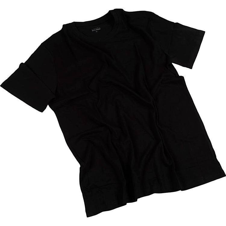 T-shirts Creativ Company, l: 59 cm, taille x-large, col rond, 145 g, noir, 1 pièce