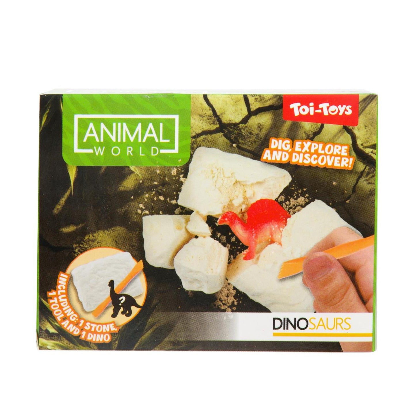 Toi-toys ensemble de fouilles du monde animal dinosaure