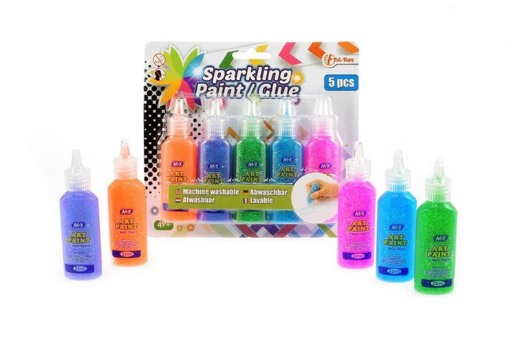 Toi-toys toitoys colle couleur paillettes 5 pcs sur carte