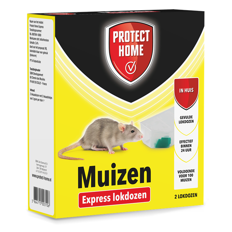 Pro-tect 1066307 - remède express pour souris 2 pièces | 2 pièces
