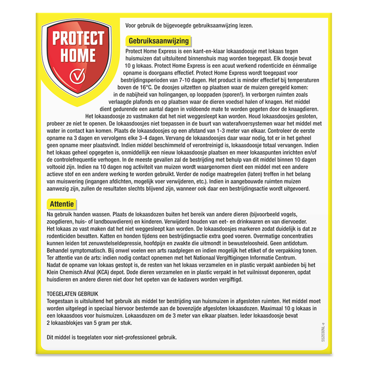 Pro-tect 1066307 - remède express pour souris 2 pièces | 2 pièces