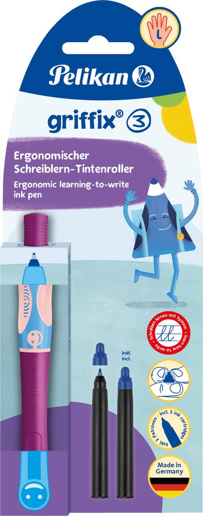 Stylo à encre Herlitz Pelikan griffix - gaucher - baie sucrée