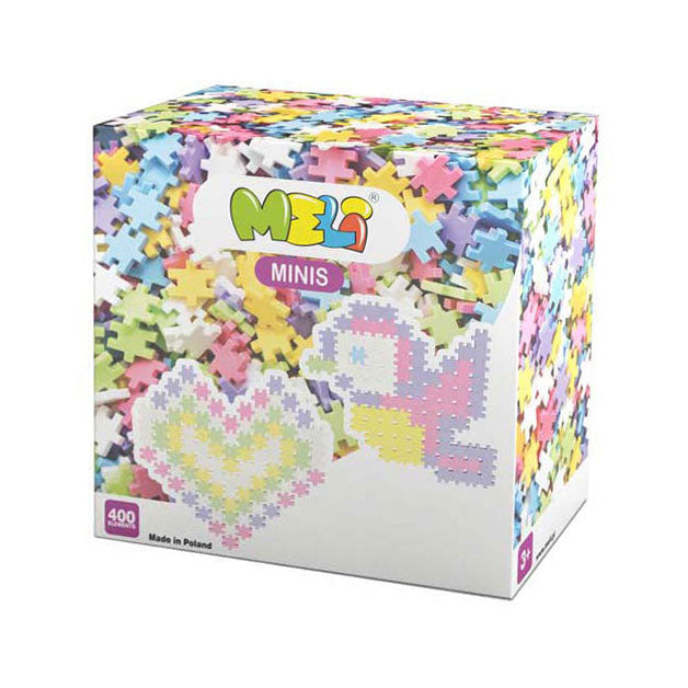 Blocs de construction pastel Meli minis, 400 pcs.