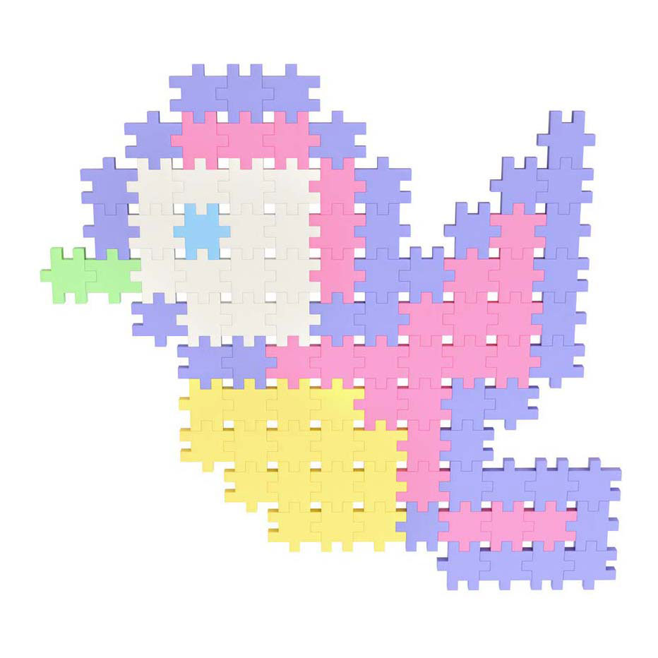 Blocs de construction pastel Meli minis, 400 pcs.