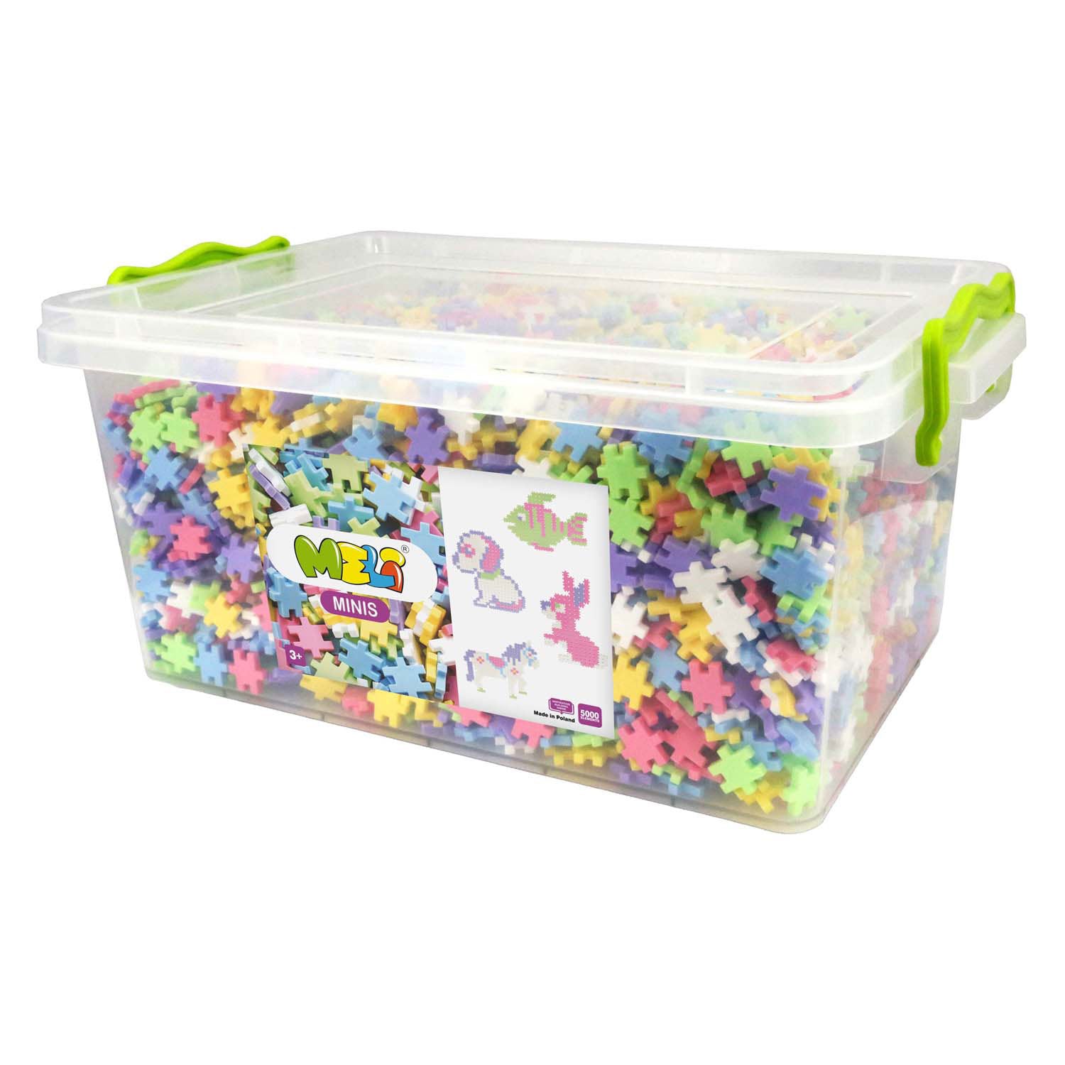 Blocs de construction pastel Meli minis, 5000 pcs.