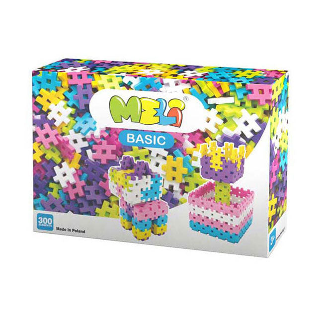 Blocs de construction Meli Basic roses, 300 pcs.