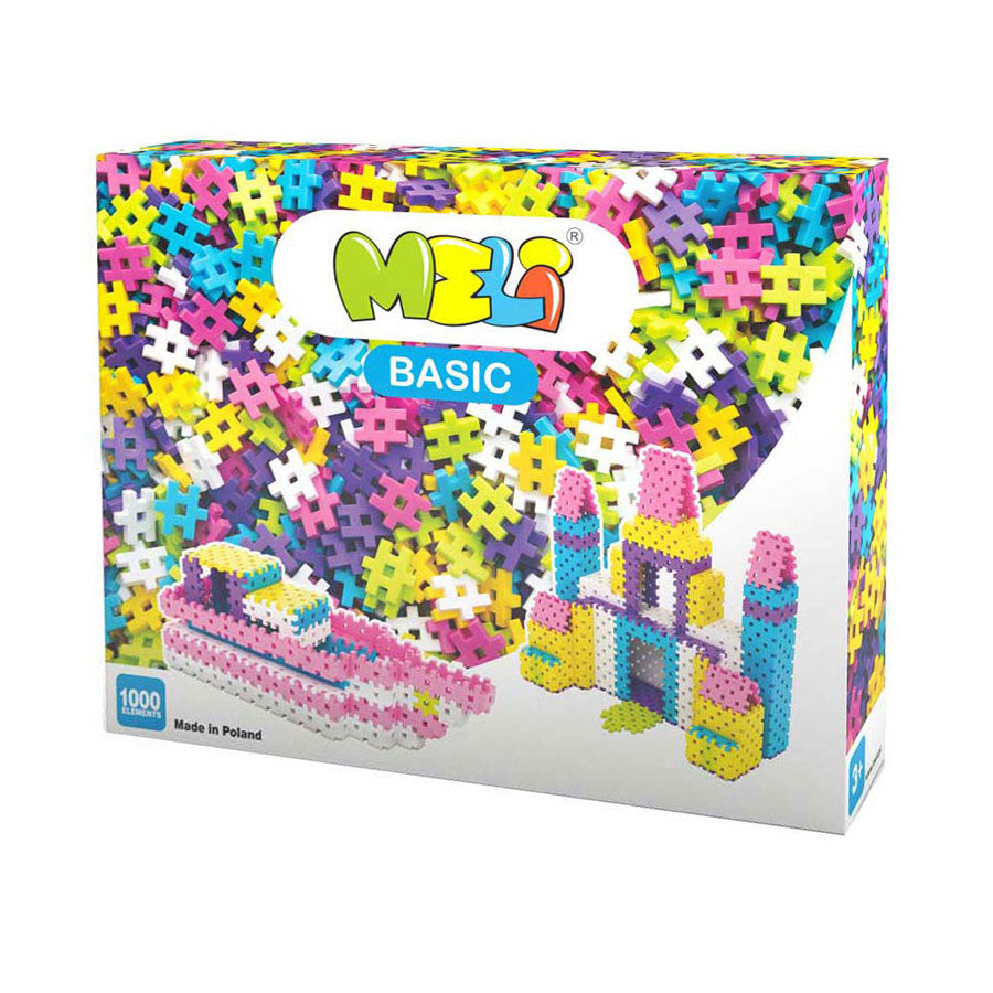 Blocs de construction Meli Basic roses, 1000 pcs.