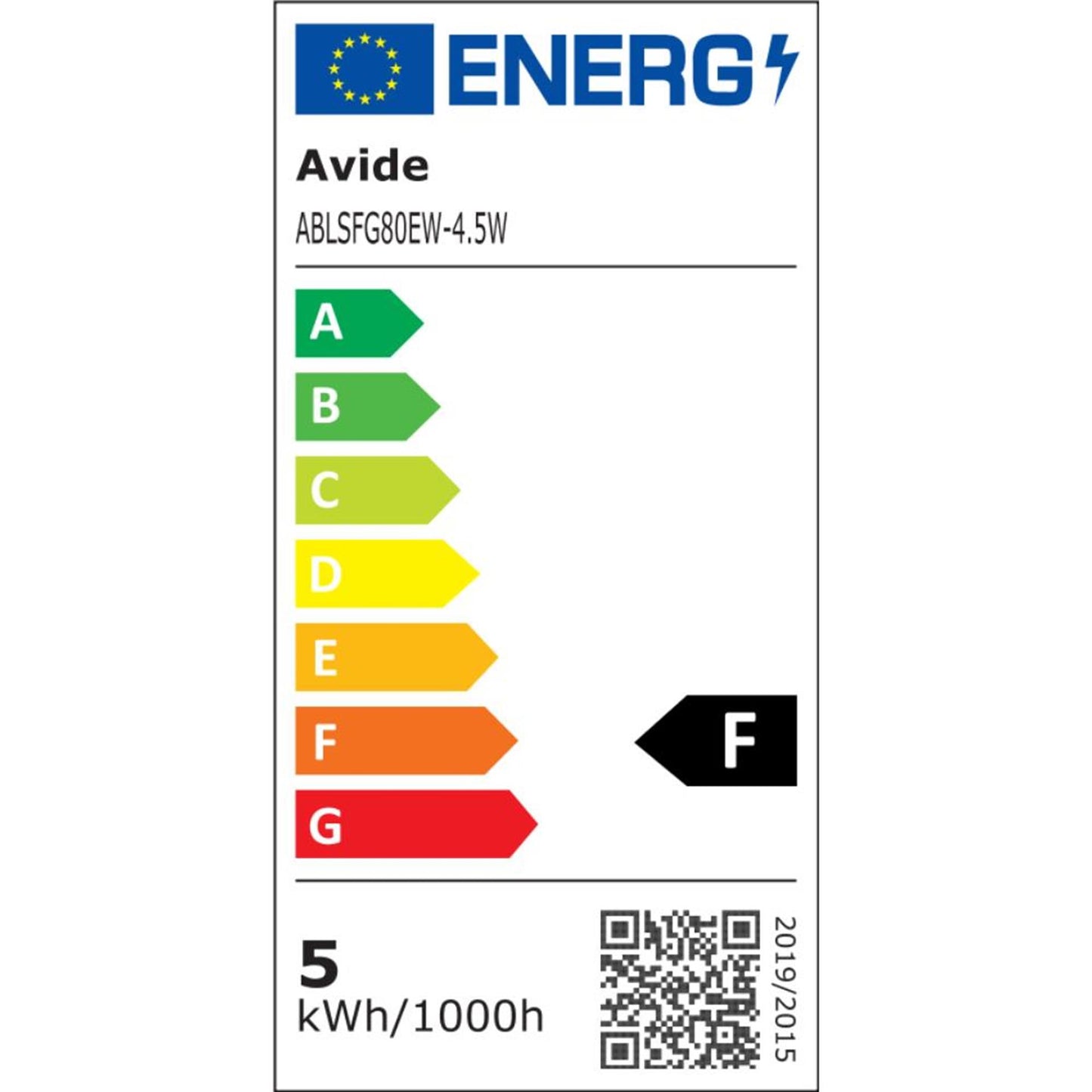 Lampe LED Avide 4,5W E27 2700K 400lm