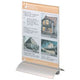 Support de présentation durable 858819 alu a5 transparent