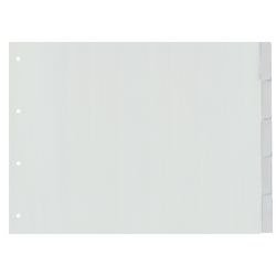 Onglets Kangaro PP G305F-B A3 120 microns 5 pièces 4 trous fenêtre paysage imprimée