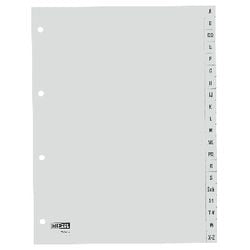 Onglets kangaro pp g420az a4 120 microns gris 20 pièces a-z 4 trous imprimés