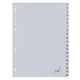 Onglets kangaro g420c pp a4 120 microns gris 20 parties 1-20 4 trous imprimés