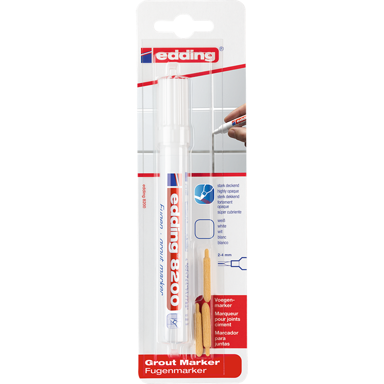 Edding 1006772 - éd. marqueur de joint 8200 clips. | 5 pièces