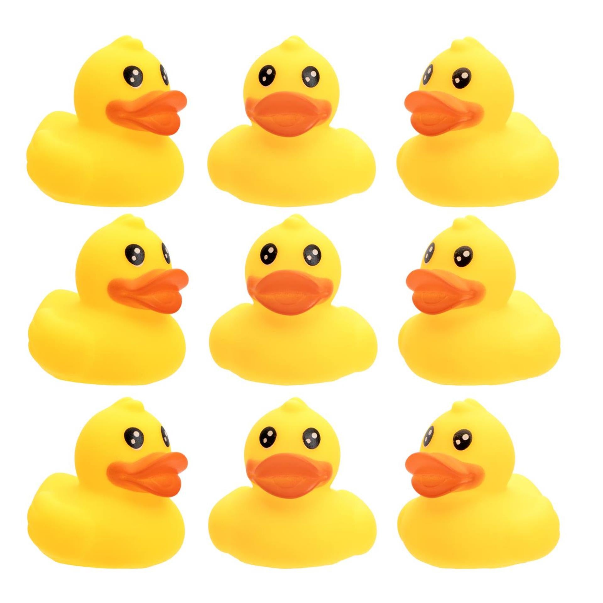 Canards en caoutchouc 4,5 cm, 9 pièces dans un sachet