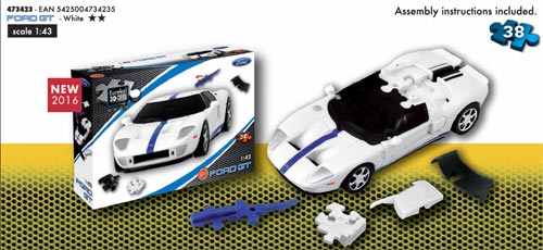 Puzzle 3D d'une Ford GT 38 Pièces