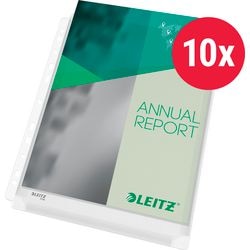 Sacs de présentation leitz 4756 pvc a4 perforation 11 trous dos harmonica