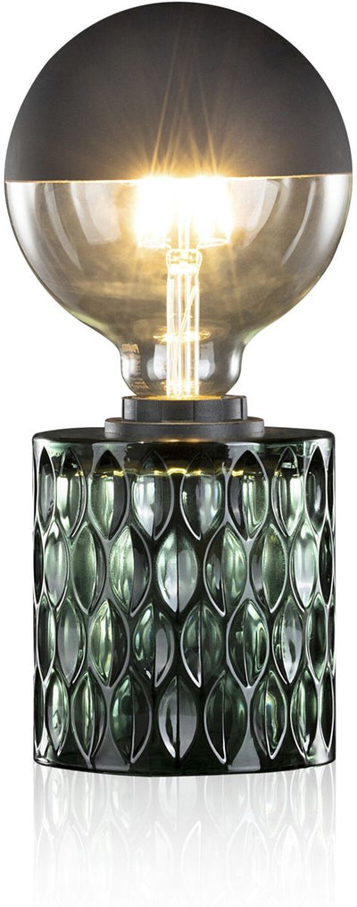 Pauleen Lampe de table LED Crystal Magic - E27 - max. 20W - salon, chambre, salle à manger - vert