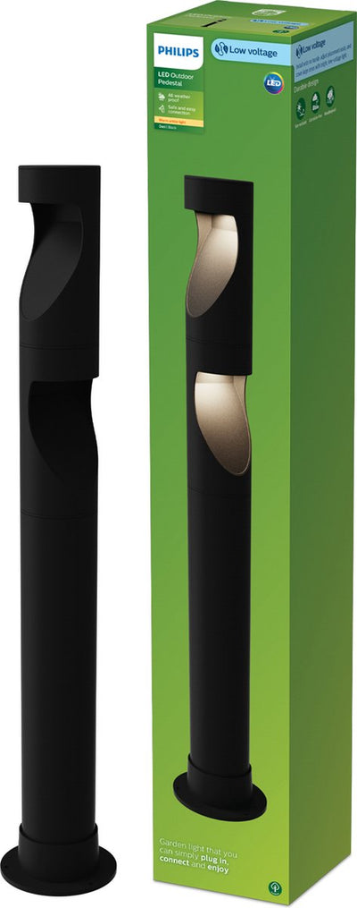 Philips LED Philips Desi Gardenlink - lampe sur pied - 24v - lumière blanc chaud; 2700k - noir - éclairage d'allée de jardin