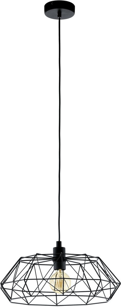 Suspension Eglo Carlton 2 - e27 - ø 45,5 cm - noire