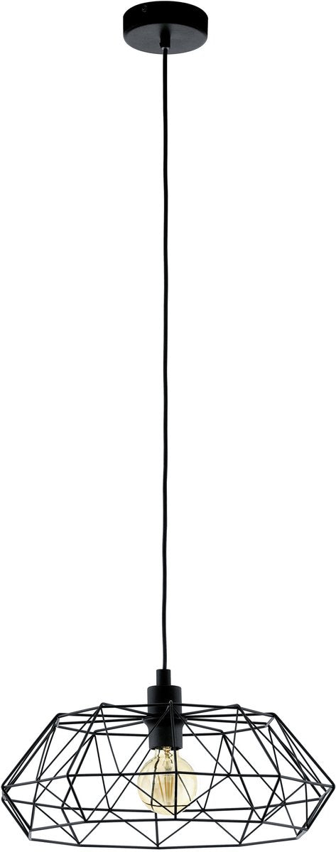 Suspension Eglo Carlton 2 - e27 - ø 45,5 cm - noire