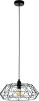 Suspension Eglo Carlton 2 - e27 - ø 45,5 cm - noire