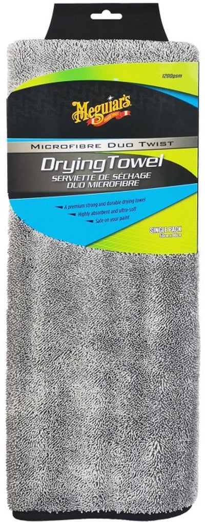 Serviette de séchage Meguiar's duo twist - serviette de séchage voiture - voiture en tissu microfibre - serviette de séchage microfibre