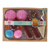 Donut de nourriture et macaron