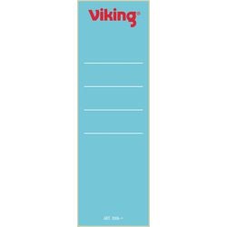 Classeur étiquettes de dos viking bleu 10 morceaux de papier