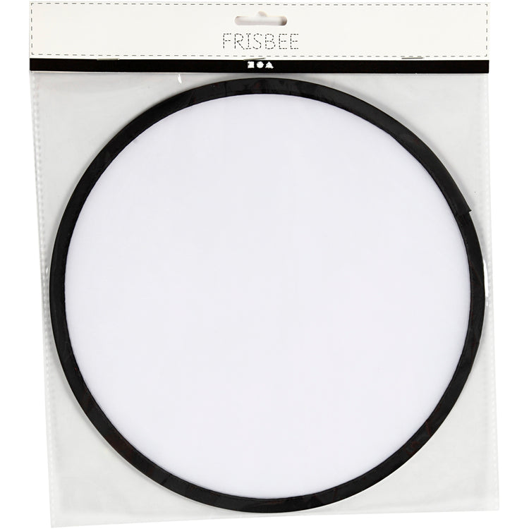 Frisbee Creativ company, d 25 cm, blanc, 1 pièce