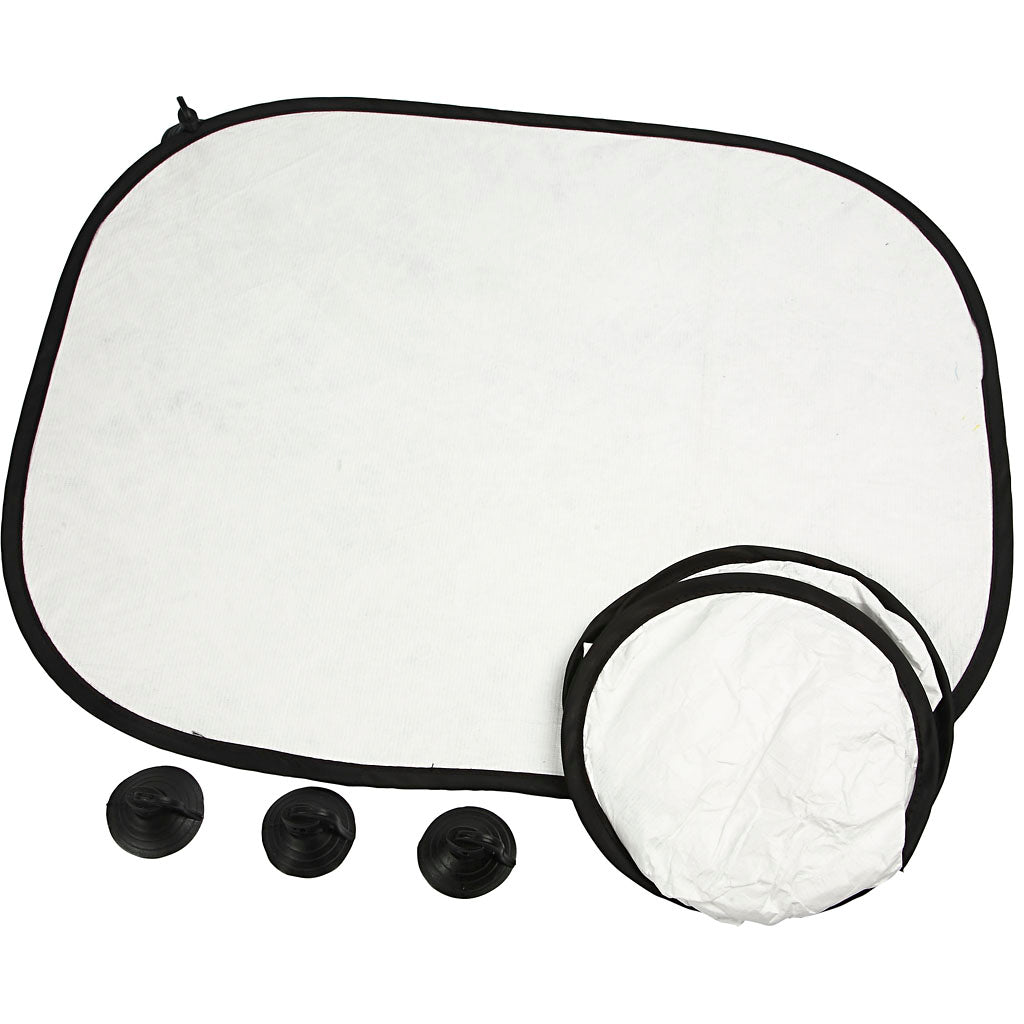 Creativ company pare-soleil voiture, h : 35 cm, l : 44 cm, 2 pièces 1 boîte