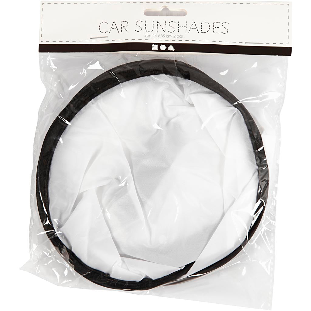 Creativ company pare-soleil voiture, h : 35 cm, l : 44 cm, 2 pièces 1 boîte
