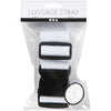 Sangle de bagage Creativ company, l: 5 cm, taille 92-164 cm, blanc, 1 pièce