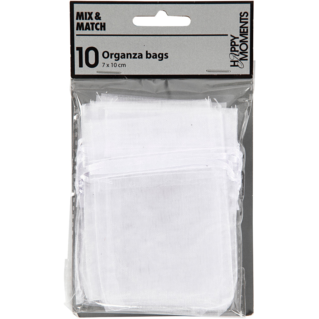Sacs d'organza de compagnie Creativ avec reflux de peluches