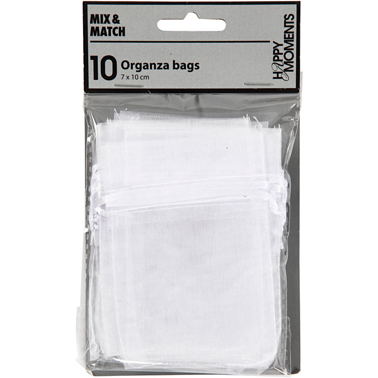 Sacs d'organza de compagnie Creativ avec reflux de peluches
