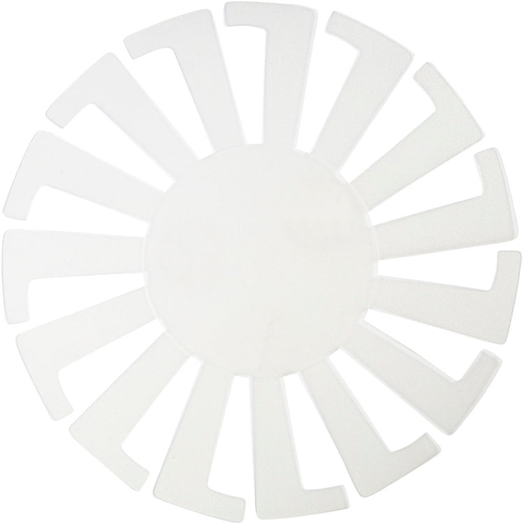 Gabarit de vannerie Creativ company, h: 8 cm, d 14 cm, transparent, 10 pièces 1 boîte