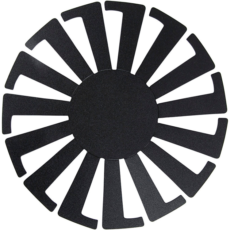 Gabarit de tressage de paniers Creativ company, h: 8 cm, d 14 cm, noir, 10 pièces 1 boîte