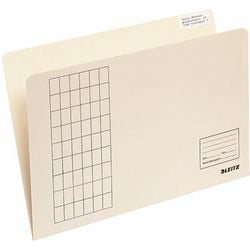 Dossiers suspendus leitz chamois 100 pièces carton