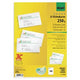 Cartes de visite Sigel 250g m2 haut blanc