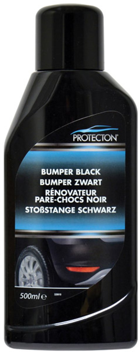 Protecton pare-chocs noir - redonne l'éclat d'origine - intensifie la couleur - pour pare-chocs en plastique, spoilers, rétroviseurs extérieurs en caoutchouc - 500ml