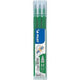 Recharge roller pilote frixion 0,4 mm effaçable vert pack 3 pièces