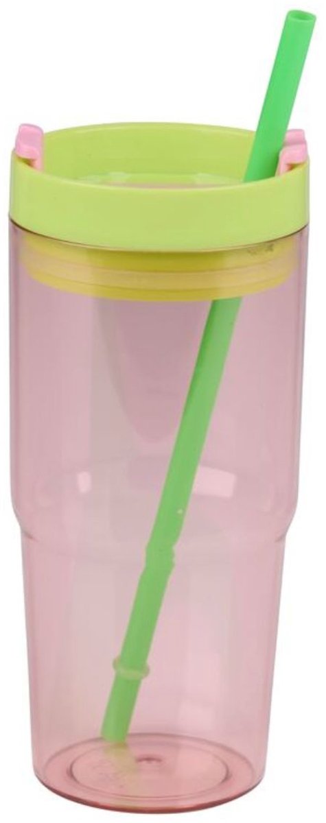 Pichet Alpina 450ml avec couvercle. paille