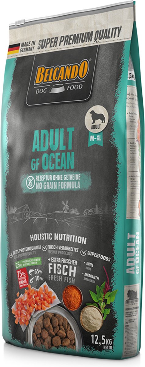Belcando adulte sans céréales - nourriture pour chien - saumon 12,5 kg